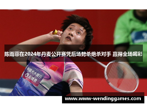 陈雨菲在2024年丹麦公开赛凭后场劈杀绝杀对手 赢得全场喝彩 陈雨菲在2024年丹麦公开赛凭后场劈杀绝杀对手 赢得全场喝彩